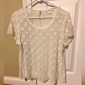 Piperlime shirt with sequin size medium